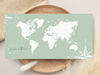 Einladungskarte ,,Weltkarte,,