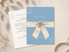 Karten Set ,,Dusty Blue,,