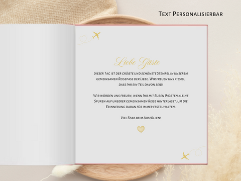 Gästebuch Globus Gold