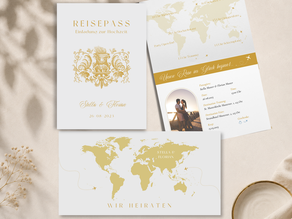Karten-Set ,,Gold Class,,