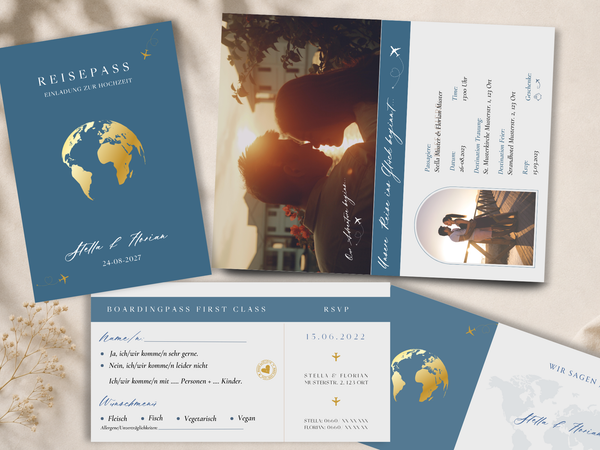 Karten-Set ,,First Class,,