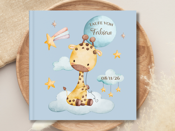 Gästebuch Taufe ,,Giraffe,,