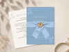 Karten Set ,,Dusty Blue,,