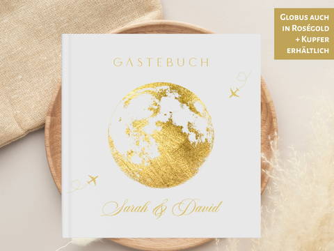 Gästebuch Globus Gold