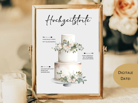 Aufsteller Hochzeit