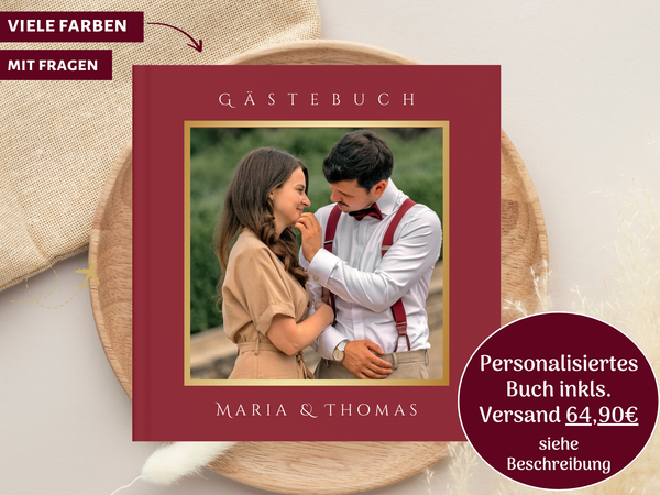 Gästebuch Burgundy