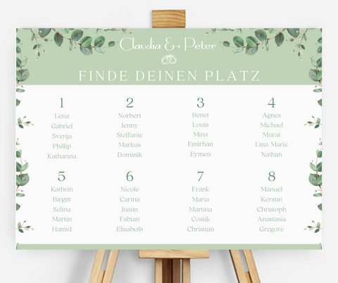Sitzplan
