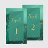 Tischkarten ,,Green Gold,,